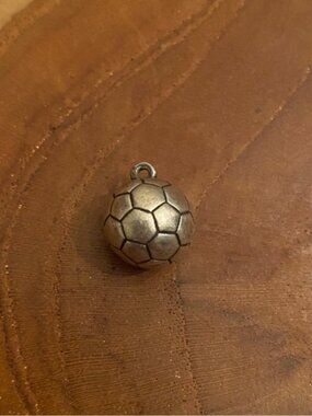 James Avery 3D Soccer Ball Charm, Sterling Silver